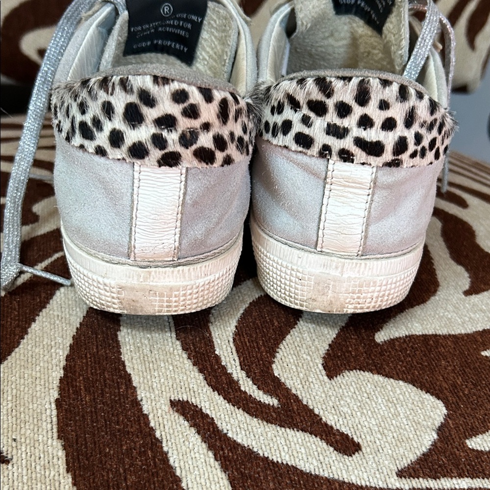 Golden Goose Gray and White Sneakers - Picture 4 of 10